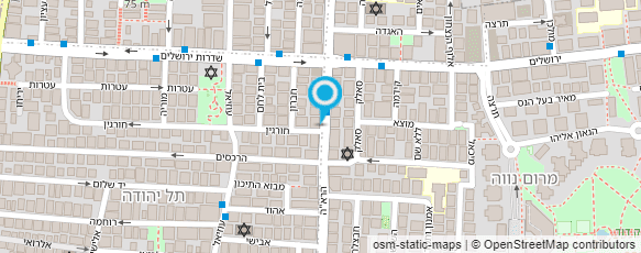 מפת הגעה אל סטודיו יוסף