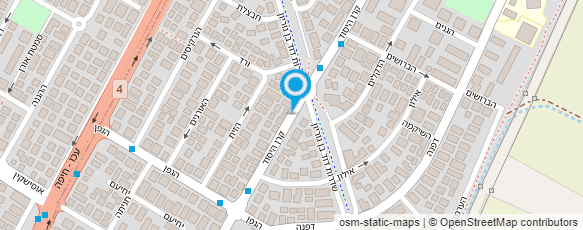 מפת הגעה אל ד"ר ישראל יאיר