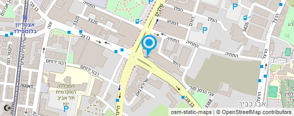 מפת הגעה אל קרן מילוא-סטודיו עיצוב אופנה