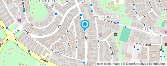 מפת הגעה אל הבית של שרון 7 ח'-3 שנים