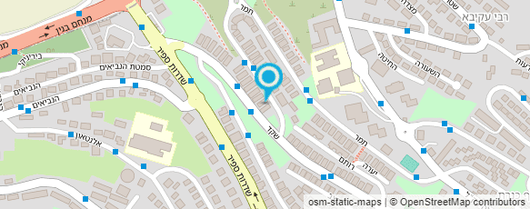 מפת הגעה אל סטודיו טווס - עיצוב גרפי