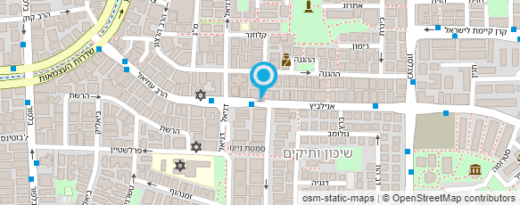 מפת הגעה אל גלידות פלדמן