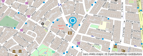 מפת הגעה אל לשכת התיירות הקפריסאית