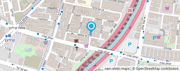 מפת הגעה אל חד פעמי בעיר