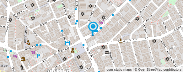 מפת הגעה אל המקום של חיים