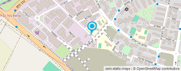 מפת הגעה אל א. ב. רז חומרי בניין