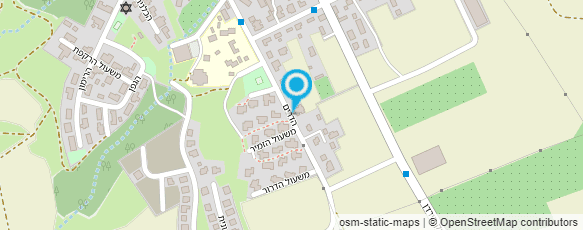 מפת הגעה אל הצימר של אייל