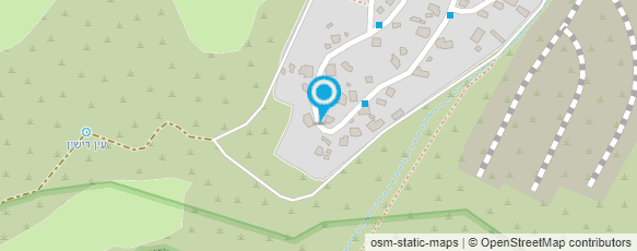 מפת הגעה אל בקתות עץ נוף לנחל