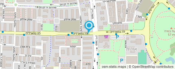 מפת הגעה אל אורן רוזן דהן מוזיקאי ועורך סאונד