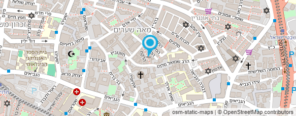 מפת הגעה אל ישיבת נצח מאיר