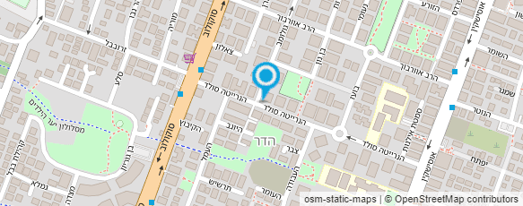 מפת הגעה אל זיו שרה-מטפלת ב-NLP דמיון מודרך