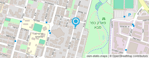 מפת הגעה אל קרן רבני אדריכלות ועיצוב פנים