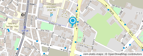 מפת הגעה אל רמי פחחות וצבע לרכב