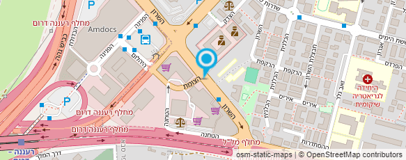 מפת הגעה אל אמצע בר