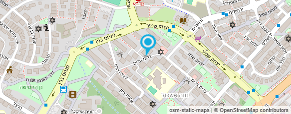 מפת הגעה אל סטודיו פאר