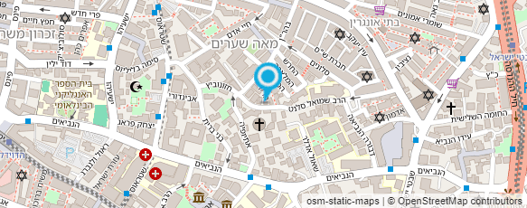 מפת הגעה אל מוסדות ברסלב מאיר