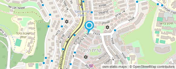 מפת הגעה אל נעמי כהן - סדנאות פסיפס נייר