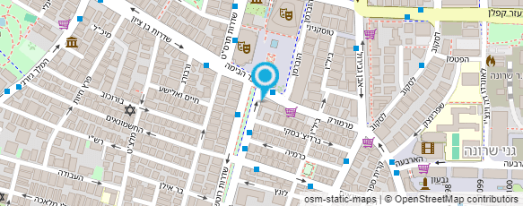 מפת הגעה אל מלגו ומלבר תל אביב