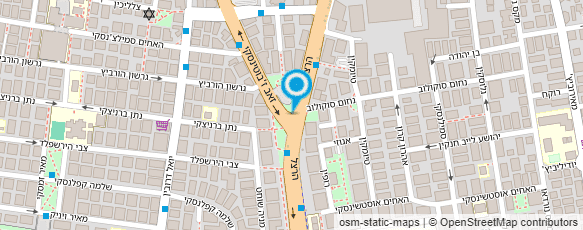 מפת הגעה אל צמיגי העיר ראשון לציון