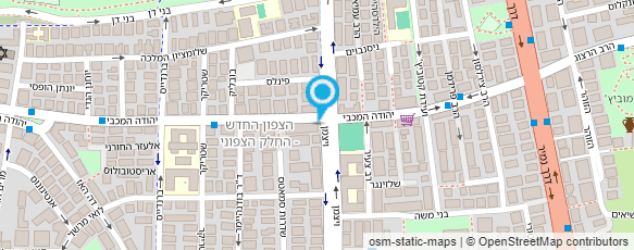 מפת הגעה אל מנעולן כחול לבן