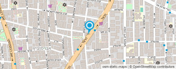 מפת הגעה אל זאור ZaOr עיצוב שיער ואיפור