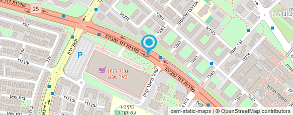 מפת הגעה אל מחסני להב