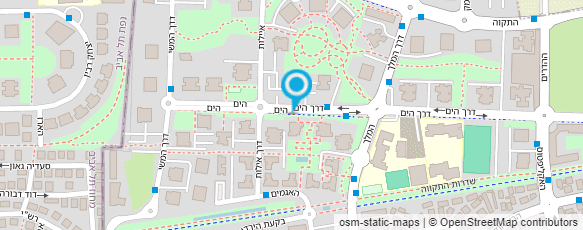 מפת הגעה אל שץ אסף