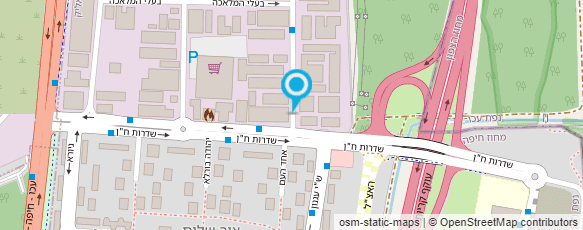 מפת הגעה אל סימונס - חנות המפעל