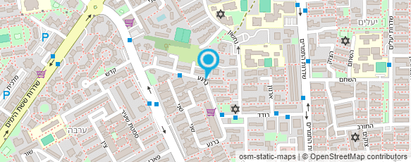 מפת הגעה אל עו"ד פורת שאול