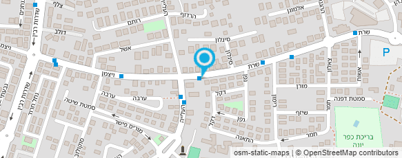 מפת הגעה אל קרן גלאס - זגגות