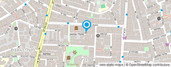 מפת הגעה אל הוטלים - מבקרים בתי מלון