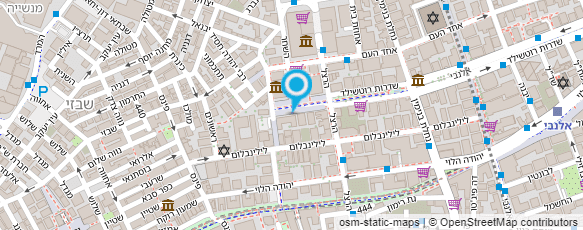 מפת הגעה אל חנות היוגה