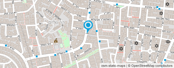 מפת הגעה אל ירושלים 31 אופנה עילית