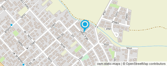 מפת הגעה אל עידית בן דב - עיצוב פנים