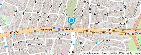 מפת הגעה אל מאפיית בני ברק