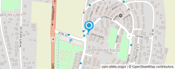 מפת הגעה אל תריסים הראל מפת הגעה אל תריסים הראל
