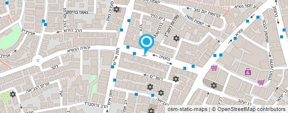 מפת הגעה אל א.ברוורמן- השמה בתחום הבנייה