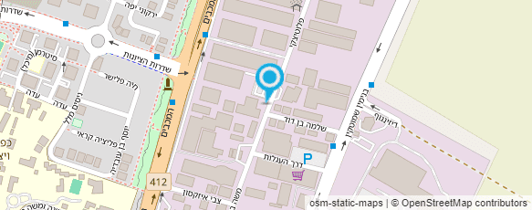 מפת הגעה אל מוסך ישר פחחות וצבע