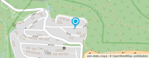 מפת הגעה אל צימרים נוף שמיים