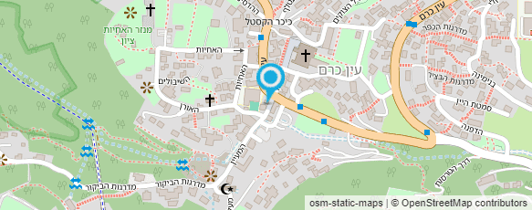 מפת הגעה אל הבית ברחוב המעיין