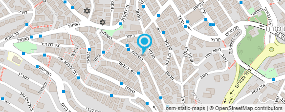 מפת הגעה אל אנטילופה שליחויות