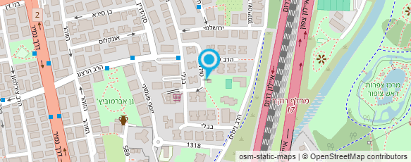 מפת הגעה אל איתי גורן - מרכז הג'ודו בבלי