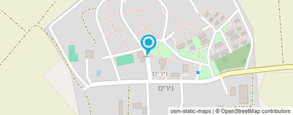 מפת הגעה אל דפנה - מספרת קיבוץ נירים