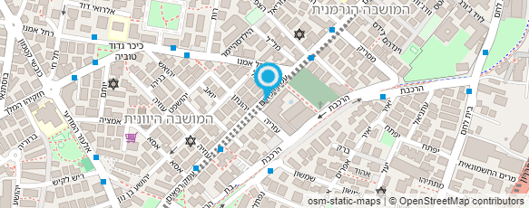 מפת הגעה אל כירופרקטים ופיזיוטרפיה