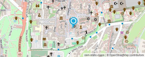 מפת הגעה אל מוריה יודאיקה בע"מ