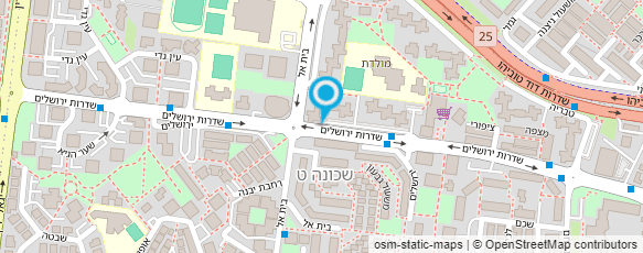 מפת הגעה אל חוה הקוסמטיקאית