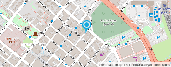 מפת הגעה אל מיטל תורג'מן-עיצוב גבות ואיפור