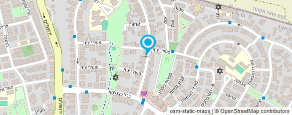 מפת הגעה אל ירון גרינר  - לימודי אופניים לילדים