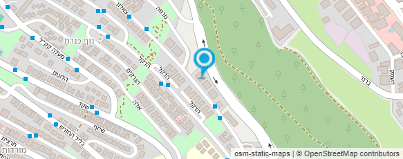 מפת הגעה אל בילי מרום - מאפרת מקצועית