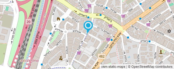 מפת הגעה אל עו"ד אושרוב שירית